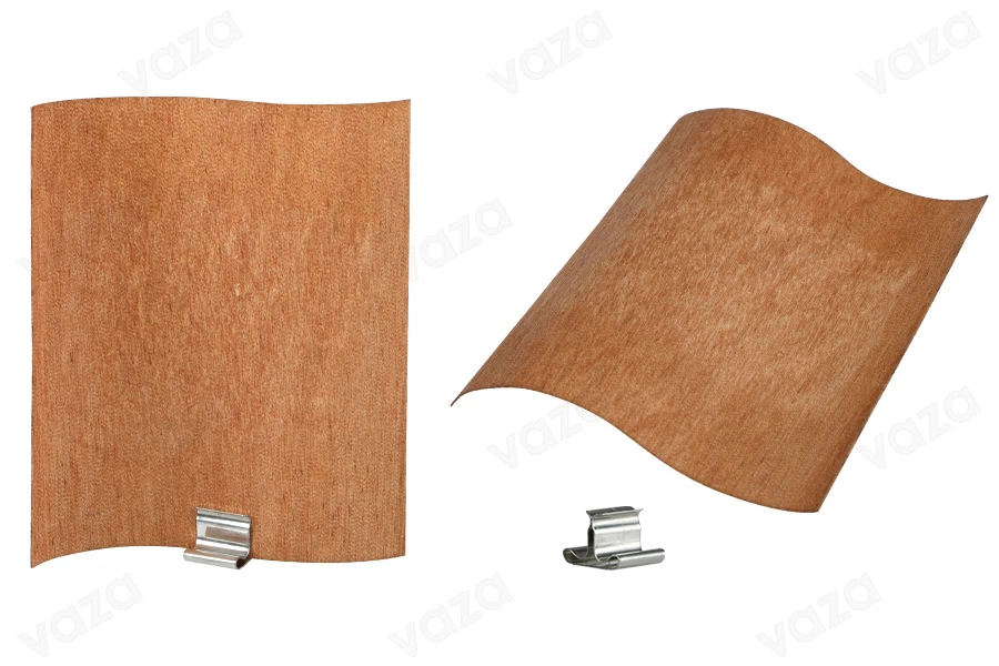 Φυτίλια ξύλινα 80x100 mm με μεταλλική βάση για κεριά - 25 τμχ-εικόνα_προϊοντική