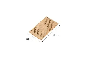 Φυτίλια ξύλινα 35x57 mm με μεταλλική βάση για κεριά - 5 τμχ-2