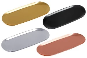 Plateau d'accessoires pour bougies de différentes couleurs
