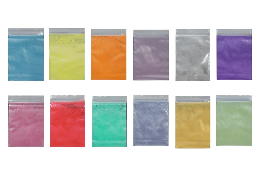 Couleurs Mica - paquet de 24 couleurs (3 g/couleur) Couleurs Mica - paquet de 24 couleurs (3 g/couleur)