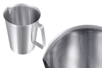 Σκεύος ανοξείδωτο (inox) 2000 ml με διαβάθμιση και χερούλι Σκεύος ανοξείδωτο (inox) 2000 ml με διαβάθμιση και χερούλι