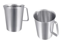 Σκεύος ανοξείδωτο (inox) 2000 ml με διαβάθμιση και χερούλι Σκεύος ανοξείδωτο (inox) 2000 ml με διαβάθμιση και χερούλι