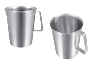 Acier inoxydable (inox) 2000 ml avec graduation et poignée-1
