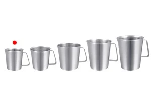 Acier inoxydable (inox) 500 ml avec graduation et poignée-3