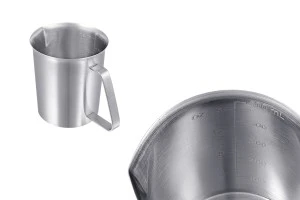 Acier inoxydable (inox) 500 ml avec graduation et poignée-4