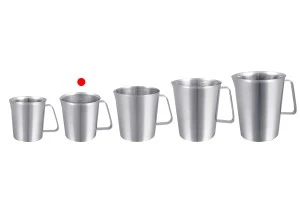 Acier inoxydable (inox) 700 ml avec graduation et poignée-3