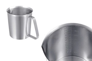 Acier inoxydable (inox) 700 ml avec graduation et poignée-4
