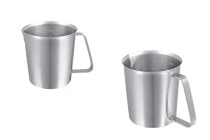 Σκεύος ανοξείδωτο (inox) 700 ml με διαβάθμιση και χερούλι Σκεύος ανοξείδωτο (inox) 700 ml με διαβάθμιση και χερούλι
