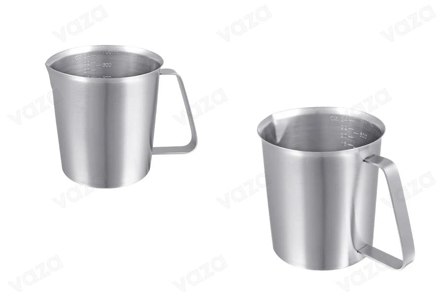 Σκεύος ανοξείδωτο (inox) 700 ml με διαβάθμιση και χερούλι Σκεύος ανοξείδωτο (inox) 700 ml με διαβάθμιση και χερούλι-εικόνα_προϊοντική