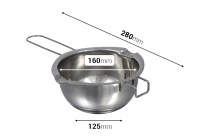 Μεταλλικό σκεύος (inox) 600 ml για μπεν μαρί Μεταλλικό σκεύος (inox) 600 ml για μπεν μαρί