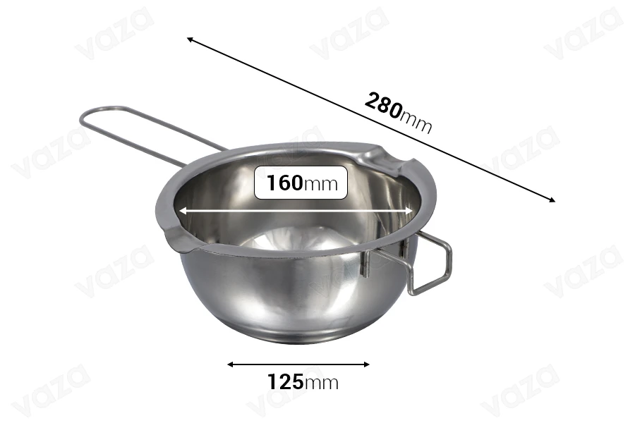Μεταλλικό σκεύος (inox) 600 ml για μπεν μαρί Μεταλλικό σκεύος (inox) 600 ml για μπεν μαρί-εικόνα_διαστάσεις