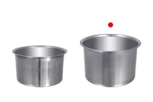 Μεταλλικό σκεύος (inox) για μπεν μαρί - 155 mm-3
