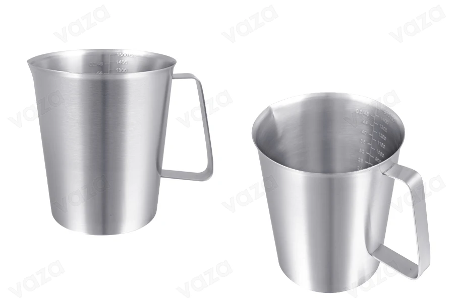 Σκεύος ανοξείδωτο (inox) 1500 ml με διαβάθμιση και χερούλι Σκεύος ανοξείδωτο (inox) 1500 ml με διαβάθμιση και χερούλι-εικόνα_προϊοντική