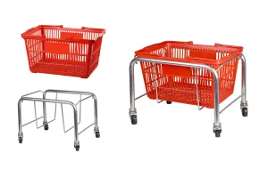 Metallischer Ständer für plastische Tragenkörbe (Nr.111-22)-1
