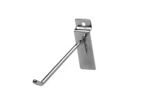 Single slatwall metal hook 150 mm Single slatwall metal hook 150 mm