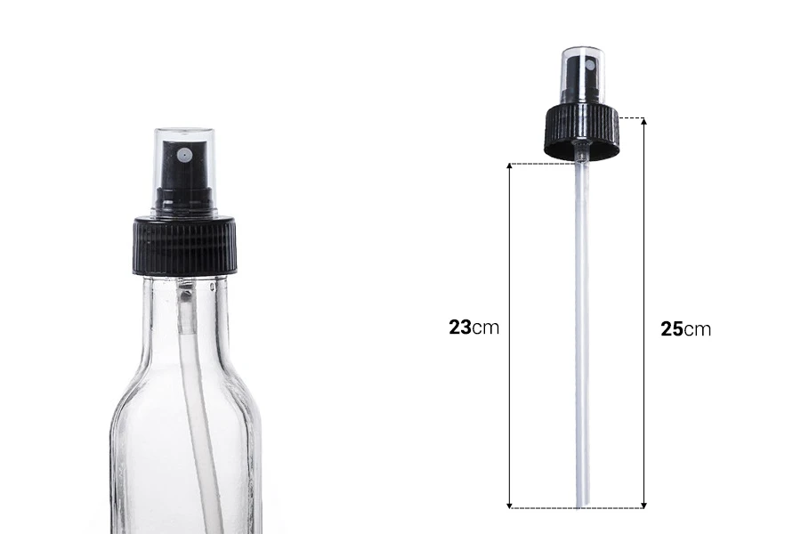 Vaporisateur en plastique noir de 31,5 mm adapté à la pulvérisation Vaporisateur en plastique noir de 31,5 mm adapté à la pulvérisation