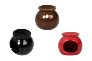 Ceramic burner for wax melts and oils in various colors-1