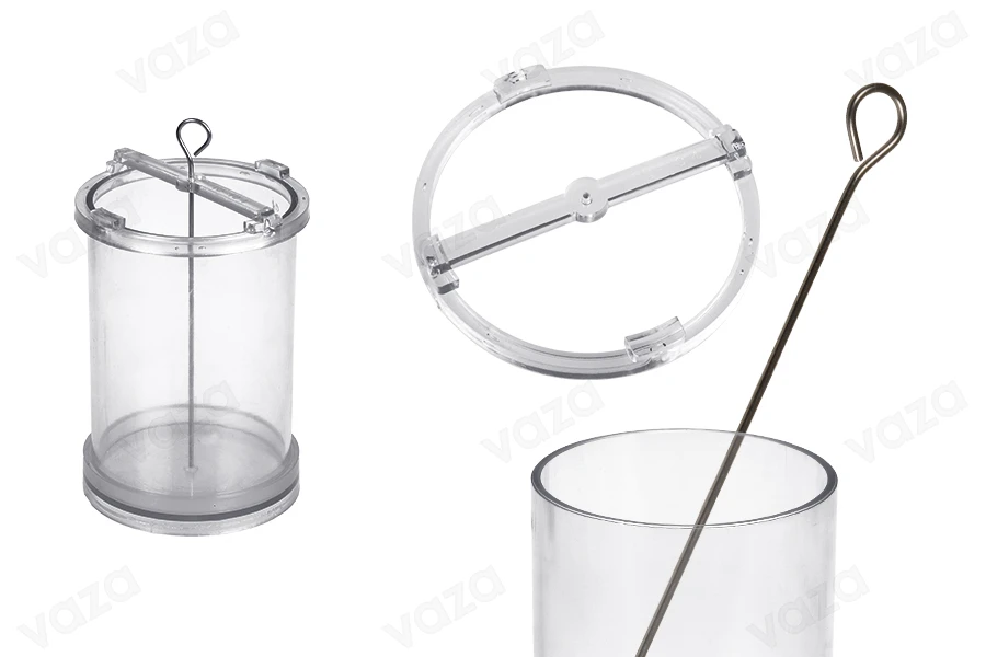 Plastic mold for candles Durchmesser 10x15 cm in cylindrical shape Plastic mold for candles Durchmesser 10x15 cm in cylindrical shape-produktbild
