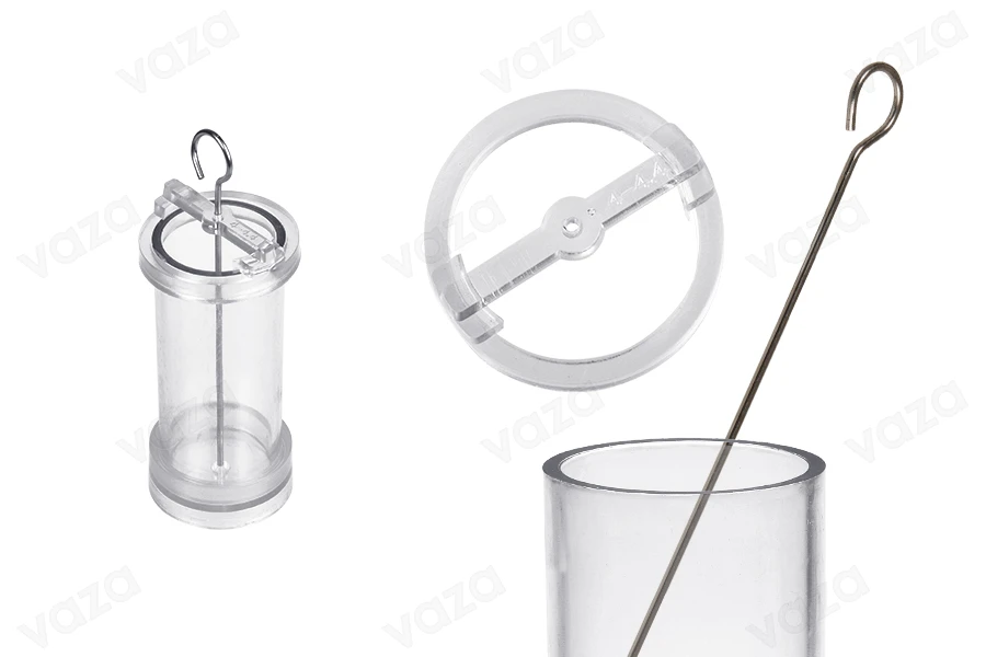 Plastic mold for candles Φ4x10 cm in cylindrical shape Plastic mold for candles Φ4x10 cm in cylindrical shape-image_product