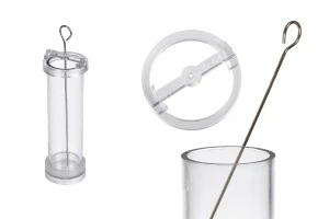 Πλαστικό καλούπι για κεριά Φ4x15 cm σε κυλινδρικό σχήμα-1