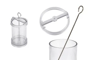 Πλαστικό καλούπι για κεριά Φ6x10 cm σε κυλινδρικό σχήμα-1