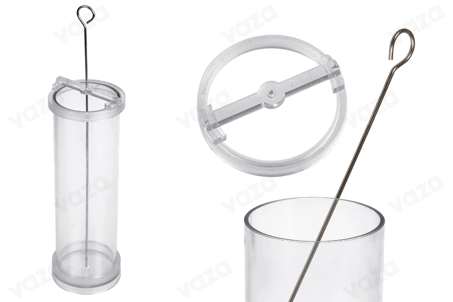 Πλαστικό καλούπι για κεριά Φ6x20 cm σε κυλινδρικό σχήμα-εικόνα_προϊοντική