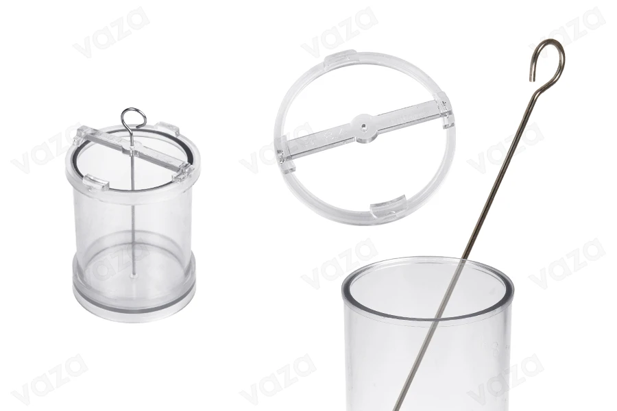 Plastic mold for candles Φ8x10 cm in cylindrical shape Plastic mold for candles Φ8x10 cm in cylindrical shape-εικόνα_προϊοντική
