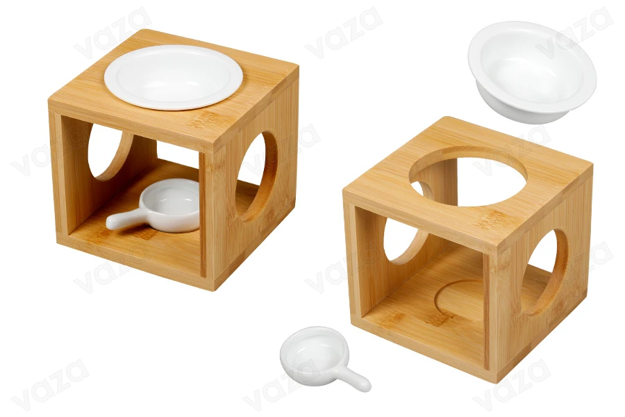 Ξύλινος αρωματιστής για wax melts και έλαια-εικόνα_προϊοντική