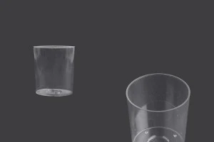 Διάφανη πλαστική θήκη για κερί - 20 τμχ-1