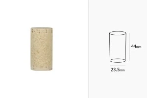 Technical Cork Stoppers - Natural cork 44x23,5 mm-2