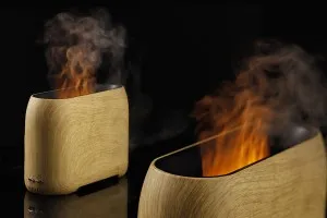 Aromatherapy device with ultrasound technology and flame effect-4