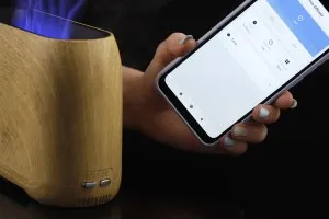 Aromatherapy device with ultrasound technology and flame effect-5