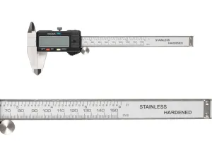 Electronic digital caliper with measuring range 150 mm-2