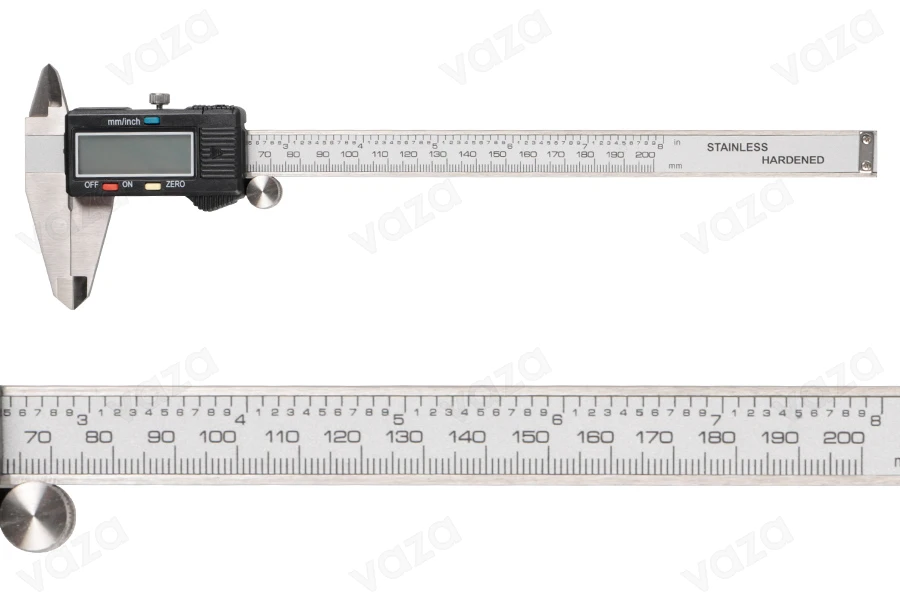 Electronic digital caliper with measuring range 200 mm Electronic digital caliper with measuring range 200 mm-imazh_dimensione