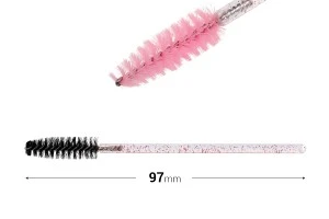Brushes for eyelashes and eyebrows - package of 50 pcs-3