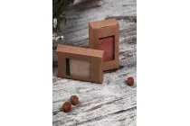 Κουτάκι χάρτινο κραφτ για σαπούνια 95x55x20 mm με παράθυρο και καμπυλωτές άκρες - 50 τμχ Κουτάκι χάρτινο κραφτ για σαπούνια 95x55x20 mm με παράθυρο και καμπυλωτές άκρες - 50 τμχ