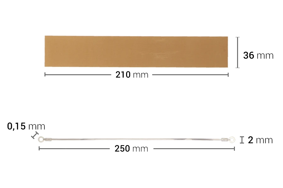 Ανταλλακτικό πανί 210x36 mm και σύρμα 250x2 mm για θερμοκολλητικό χειρός Ανταλλακτικό πανί 210x36 mm και σύρμα 250x2 mm για θερμοκολλητικό χειρός