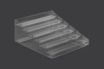 Σταντ (stand) plexiglass 273x304x126 mm - 6 επίπεδα