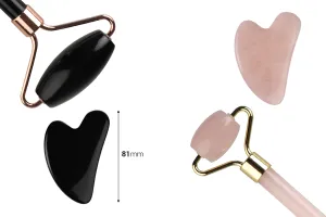 Ensemble d&#39;outils de soins du visage et de massage (roller et gua sha)-2