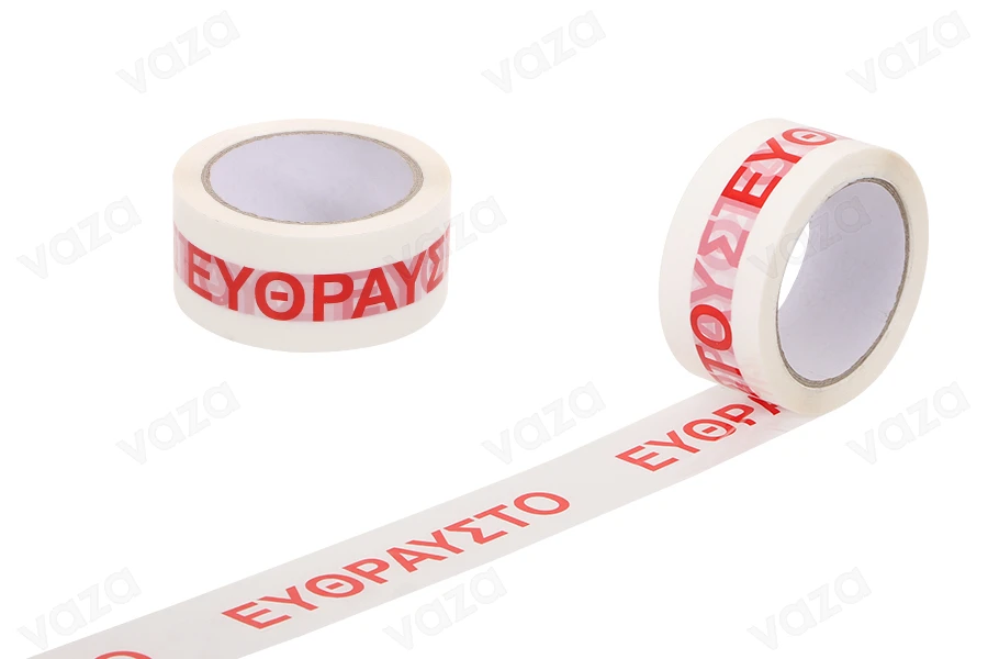 Ταινίες συσκευασίας εύθραυστο προτυπωμένες πλάτος 48 mm μήκος 75 m - 6 τμχ-εικόνα_προϊοντική