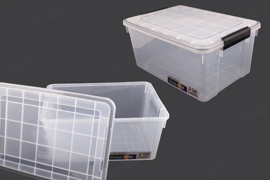 Κουτί αποθήκευσης 520x380x260 mm πλαστικό διάφανο με κλείσιμο ασφαλείας Κουτί αποθήκευσης 520x380x260 mm πλαστικό διάφανο με κλείσιμο ασφαλείας-εικόνα_προϊοντική