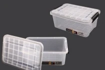 Κουτί αποθήκευσης 400x270x170 mm πλαστικό διάφανο με κλείσιμο ασφαλείας Κουτί αποθήκευσης 400x270x170 mm πλαστικό διάφανο με κλείσιμο ασφαλείας