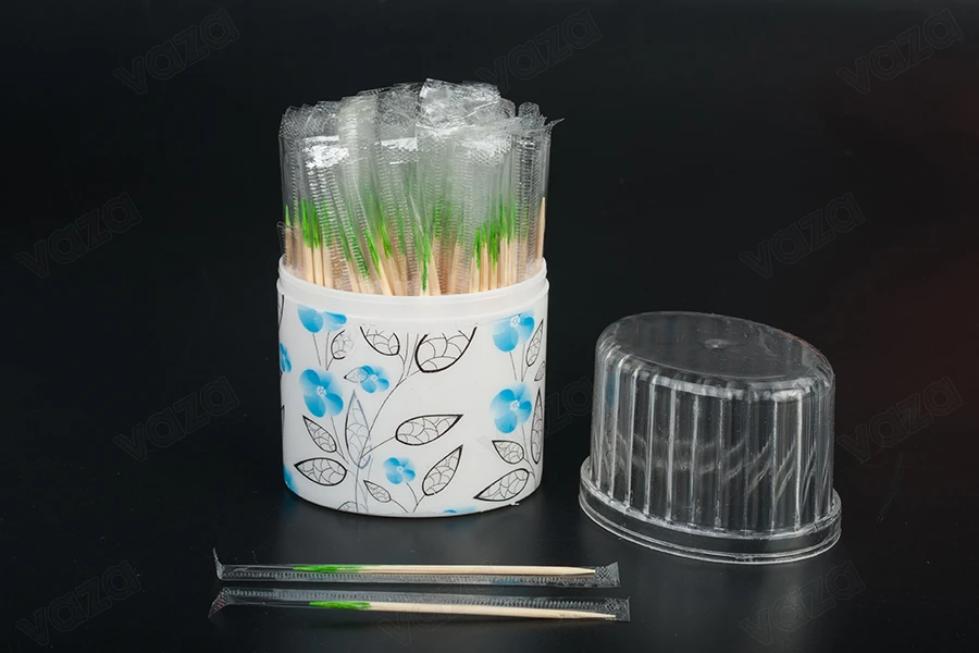 Cure-dents en emballage individuel - fût de 100 pièces-photo_dimensions