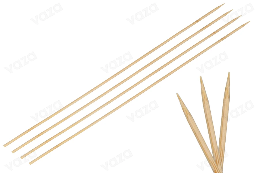 Καλαμάκια - ξυλάκια  για σουβλάκια 300 x 3 mm - 100 τμχ-εικόνα_προϊοντική
