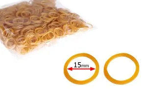 Λαστιχάκια με διάμετρο 15 mm - το πακέτο περιλαμβάνει περίπου 500 τμχ	-1