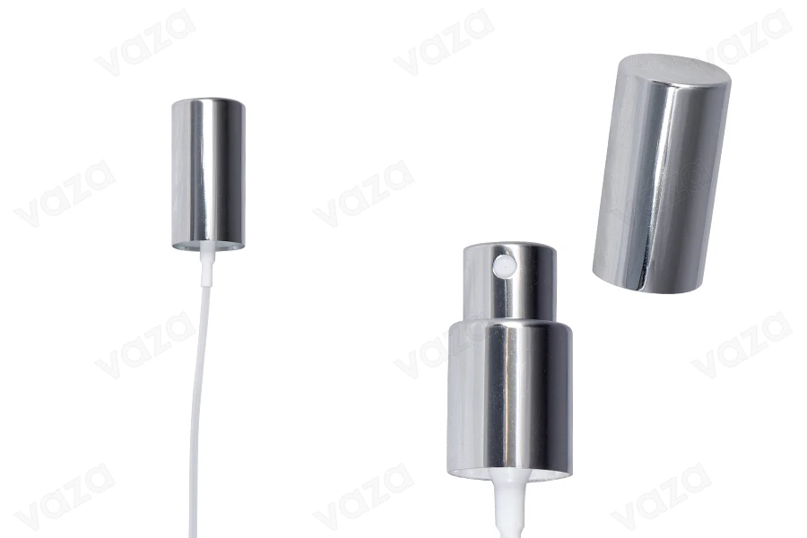 Spruzzatore in alluminio PP18 di colore argento adatto per olio acquoso (iniezione)-immagine_prodotto