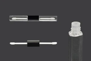 Flacon pour gloss à lèvres avec deux compartiments de 6 ml-2