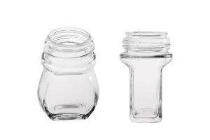Flacon roll-on en verre de 50 ml avec bouchon en plastique rose-3