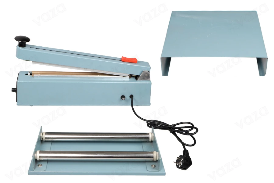 Machine d'emballage et de scellage de produits avec fonction de coupe et de thermoscellage (longueur de scellage 30 cm - largeur de scellage 2 mm) Machine d'emballage et de scellage de produits avec fonction de coupe et de thermoscellage (longueur de scellage 30 cm - largeur de scellage 2 mm)-εικόνα_σύνθεση