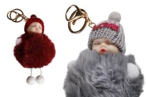 Porte-clé en peluche en forme de bébé Porte-clé en peluche en forme de bébé